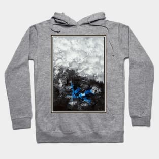 Black abstract artwork Hoodie